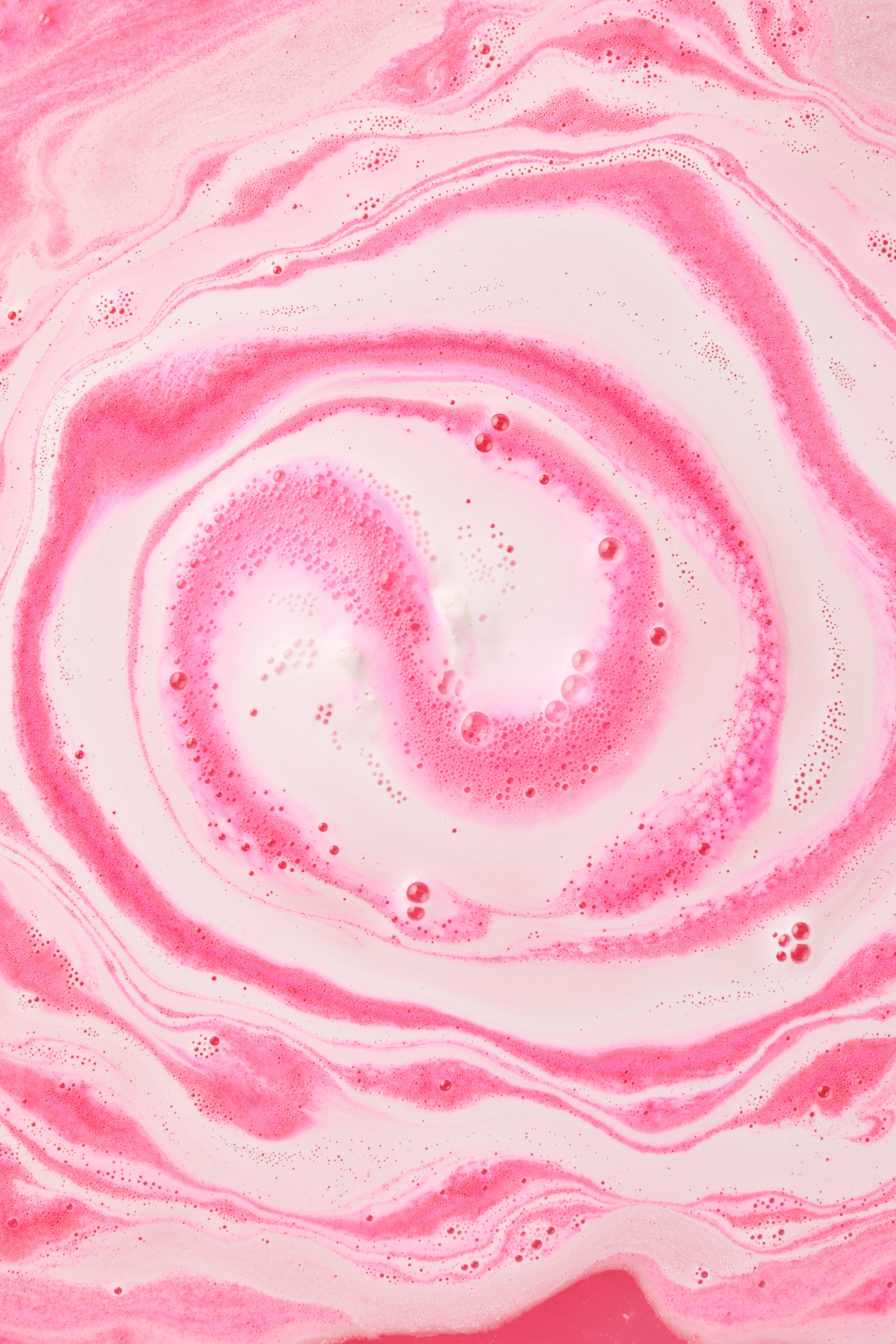 Pink and white swirl pattern