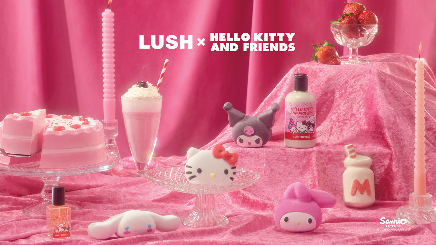 Lush celebrates friendship with Hello Kitty And Friends!