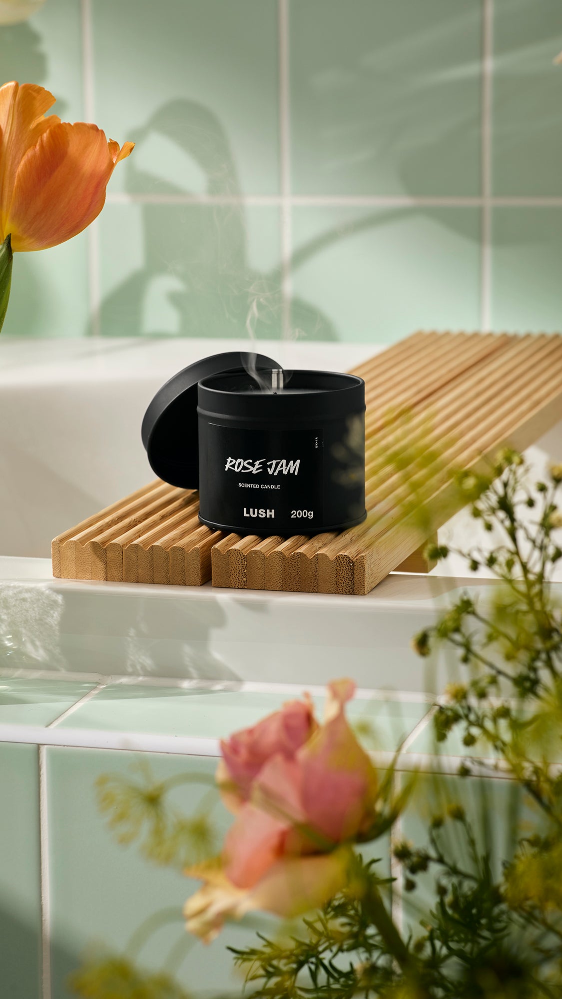 Rose Jam Single Wick Candle