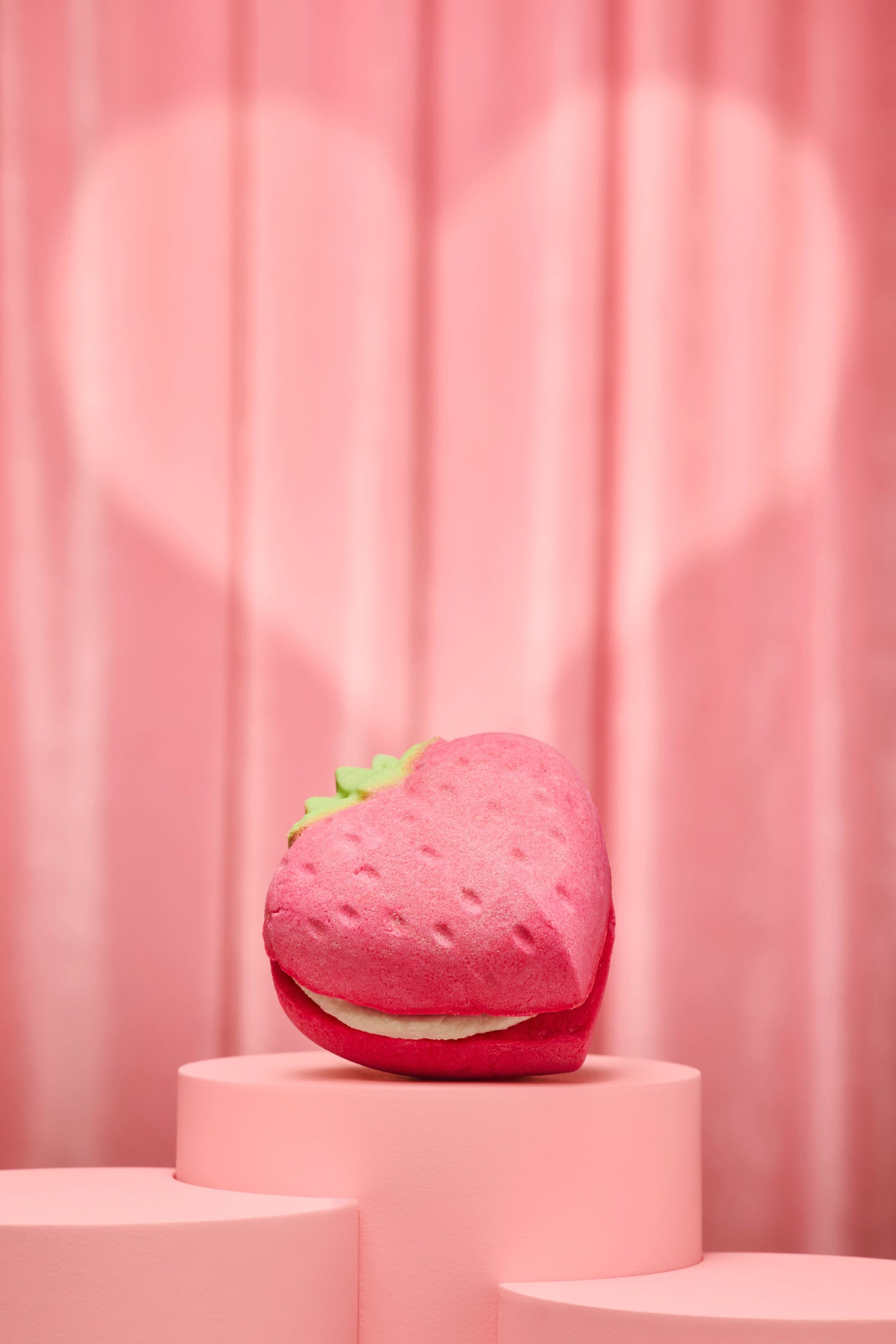 Strawberry bubble bar