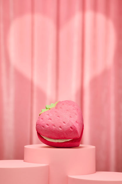 Strawberry bubble bar