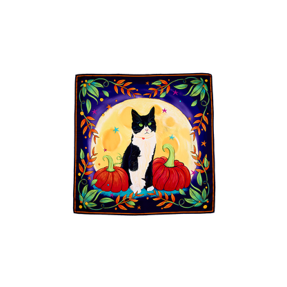 Luna the cat knot wrap