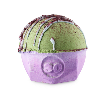 Blueberry matcha Oat Latte