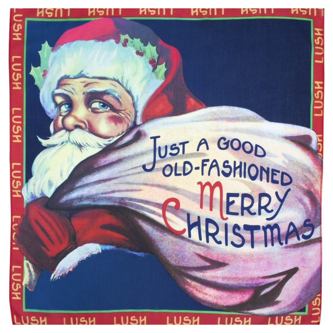 Just A Good Old Fashioned Merry Christmas Knot Wrap