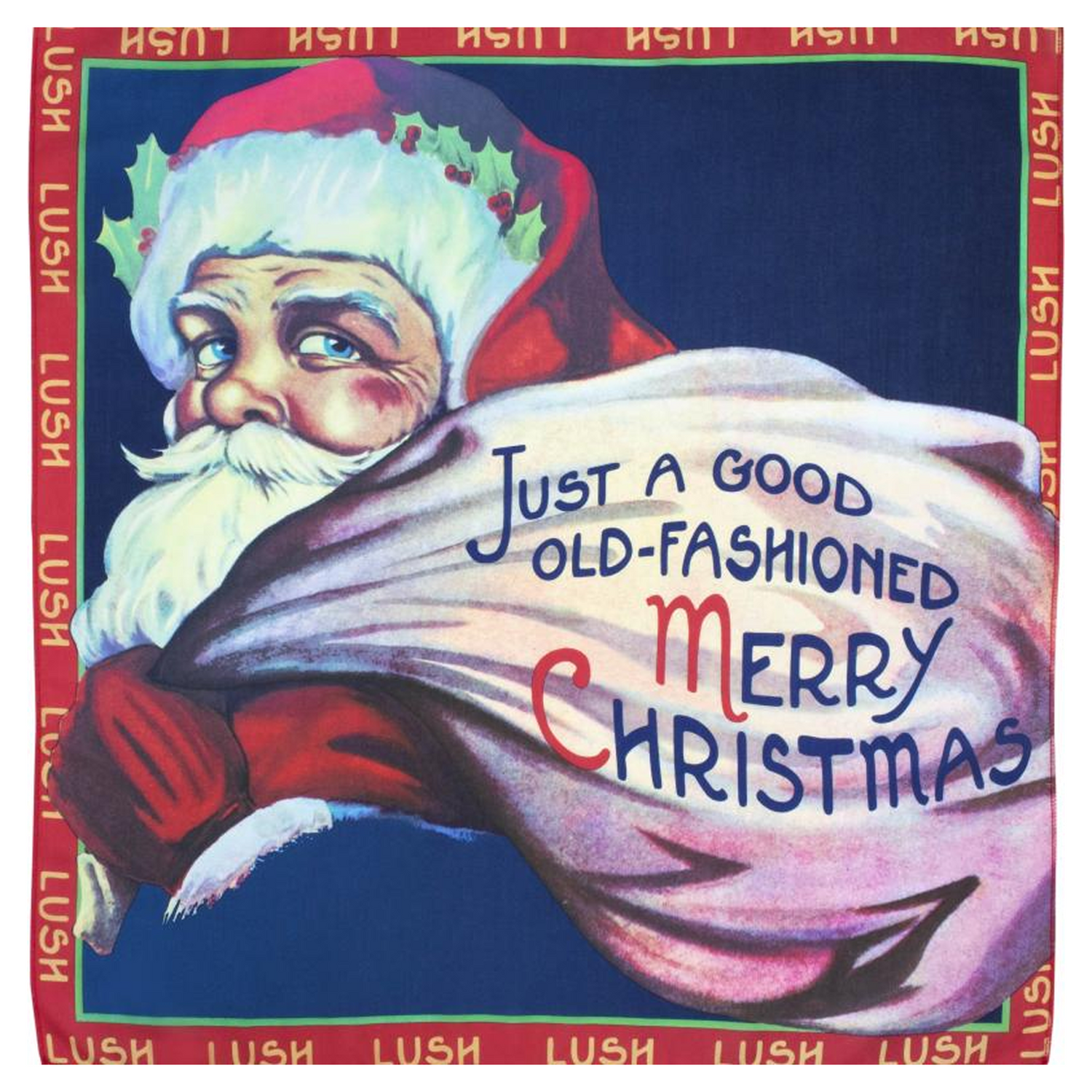 Just A Good Old Fashioned Merry Christmas Knot Wrap