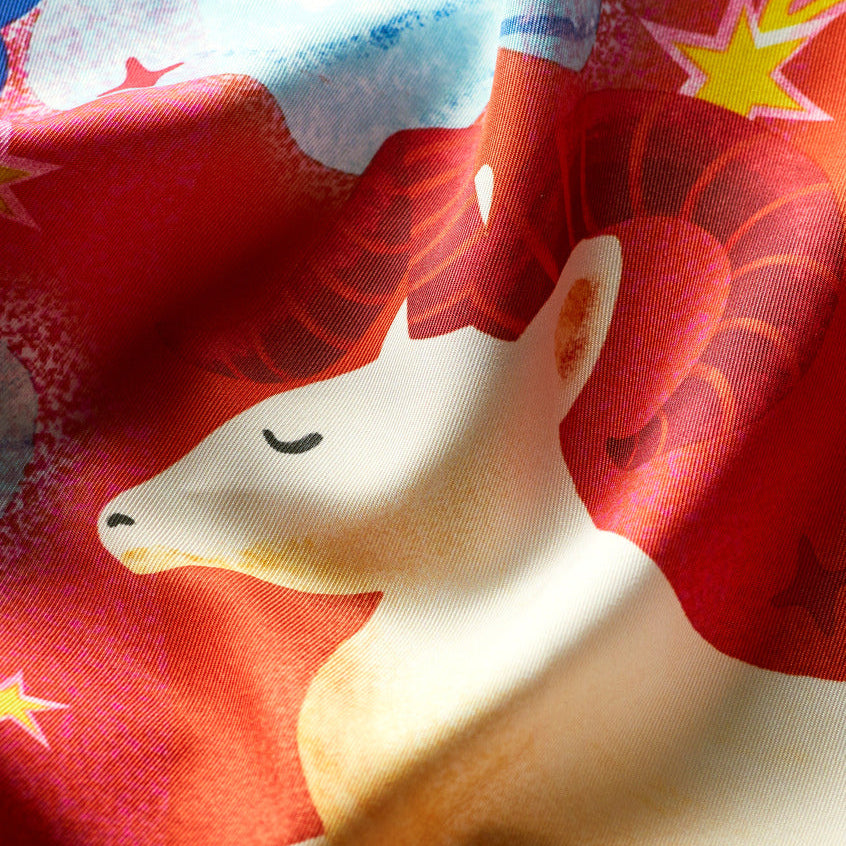 Aries Zodiac Knot Wrap