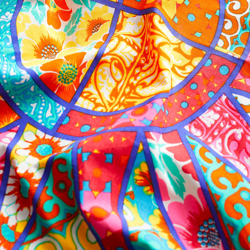 Quilted Sun Knot Wrap