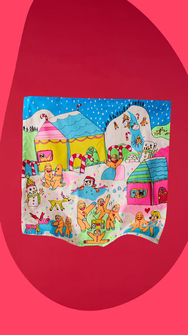 Gingerbread Party Knot Wrap