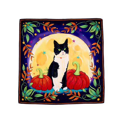 Luna the cat knot wrap