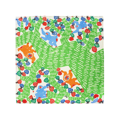 Monkey And Persimmon Tree Knot Wrap