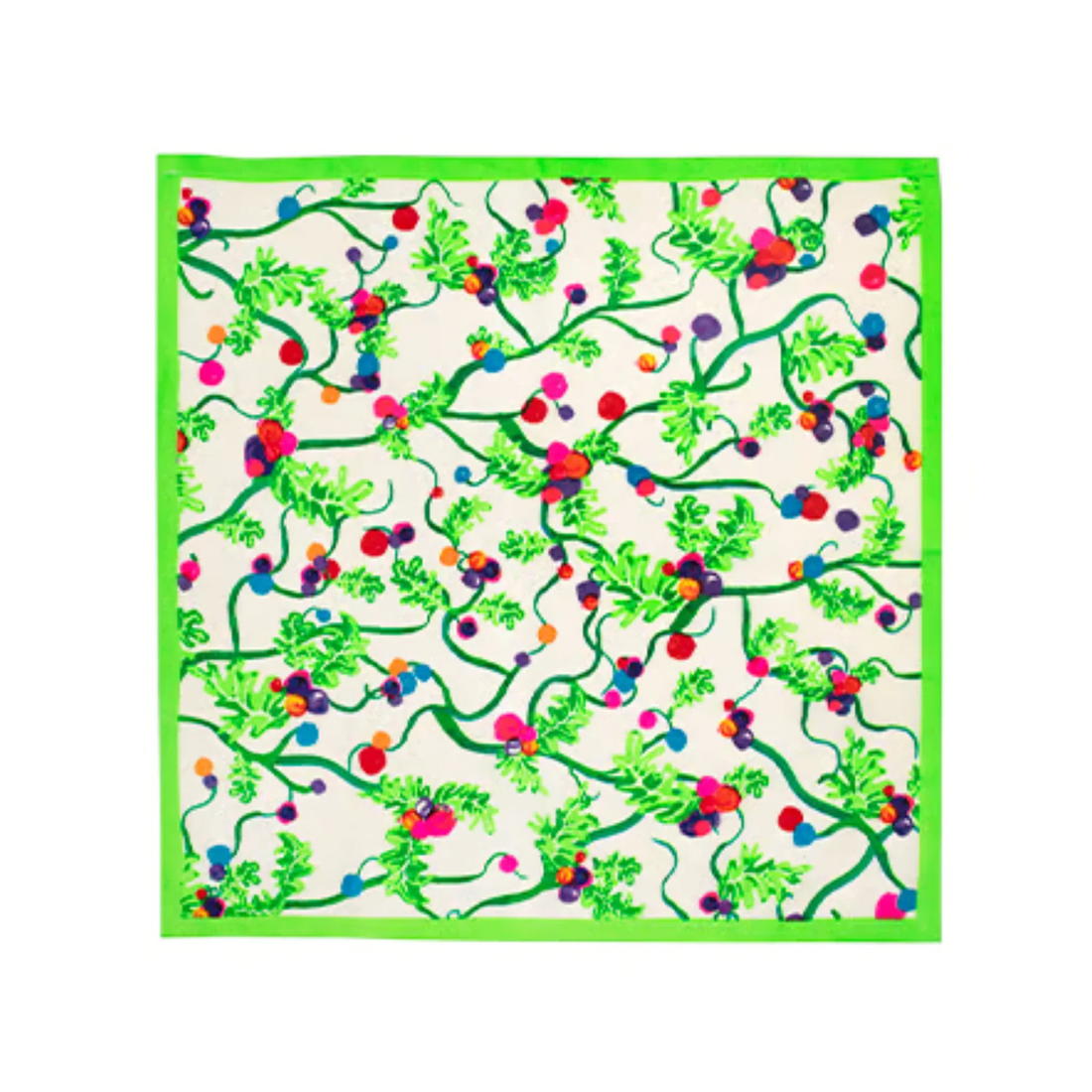Neon Leaves &amp; Berries Knot Wrap