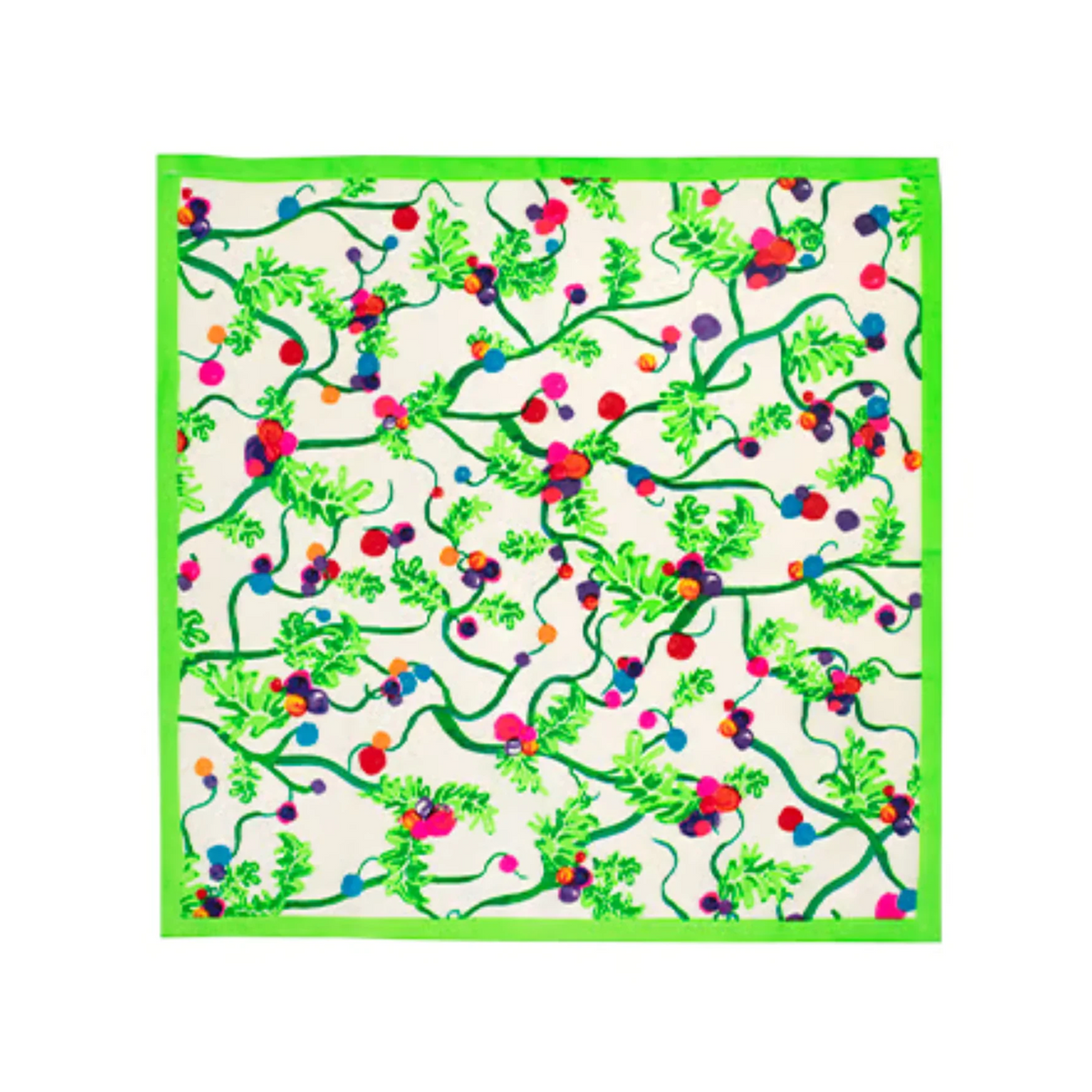 Neon Leaves &amp; Berries Knot Wrap