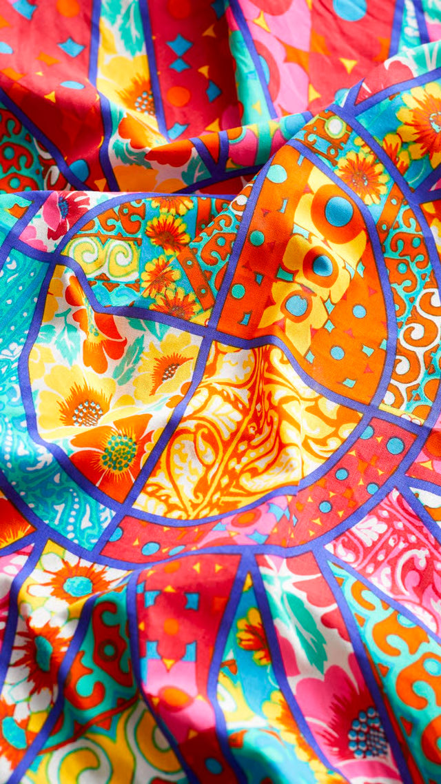 Quilted Sun Knot Wrap