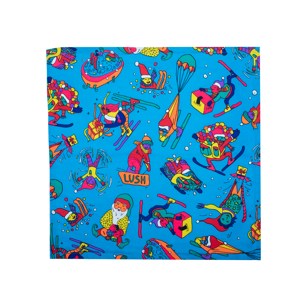 Skiing Elves Knot Wrap