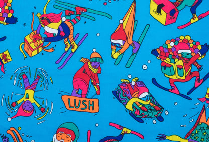 Skiing Elves Knot Wrap