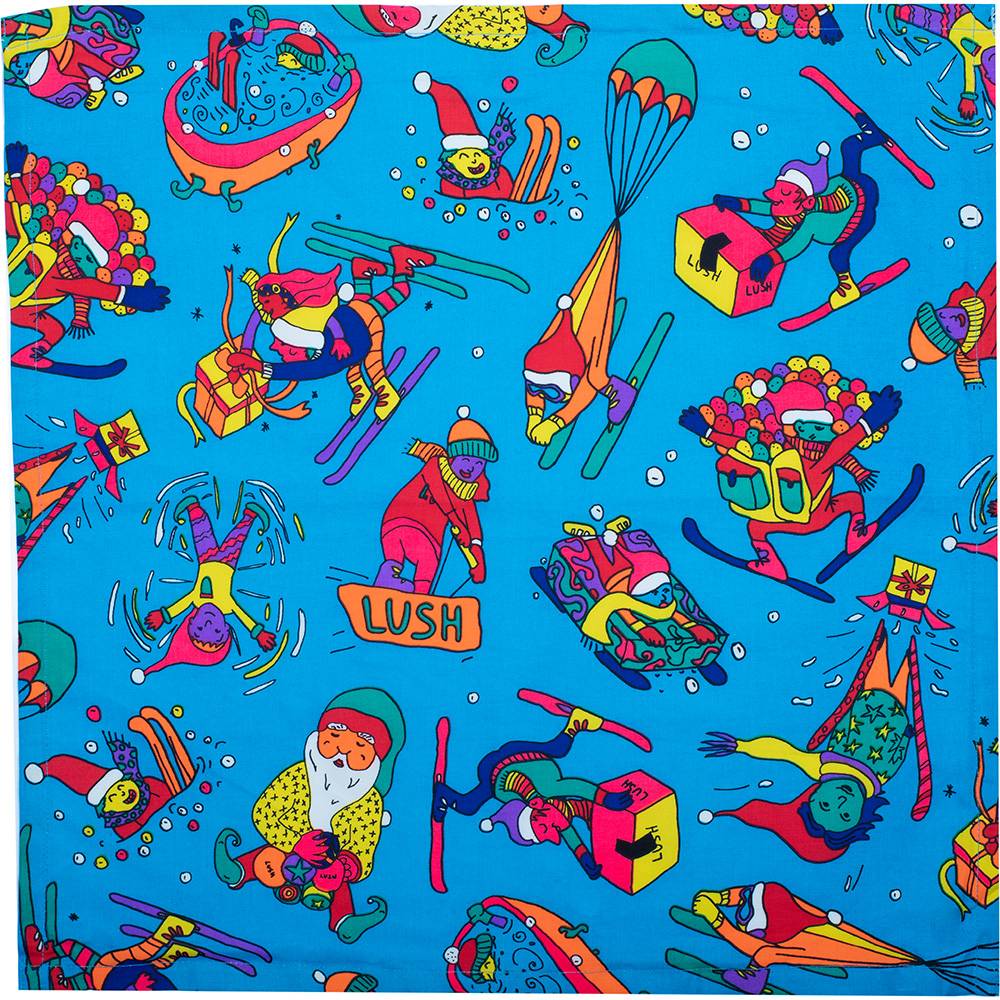 Skiing Elves Knot Wrap